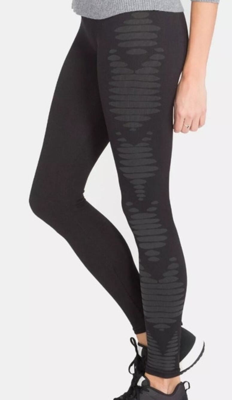 Spanx Look at me now Aztec Seamless Tummy Control Shaping Leggings Women XL NEW!